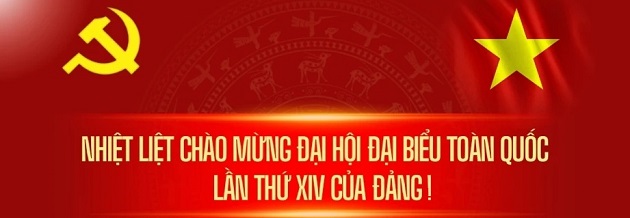 Nhiệt liệt chào mừng Đại hội đại biểu toan quoc lần thứ XIV